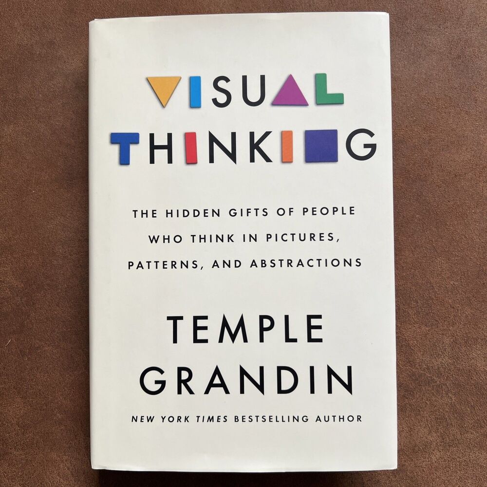 Temple Grandin SIGNED Hardcover Book "Visual Thinking" (2022) Inscribed To Sue